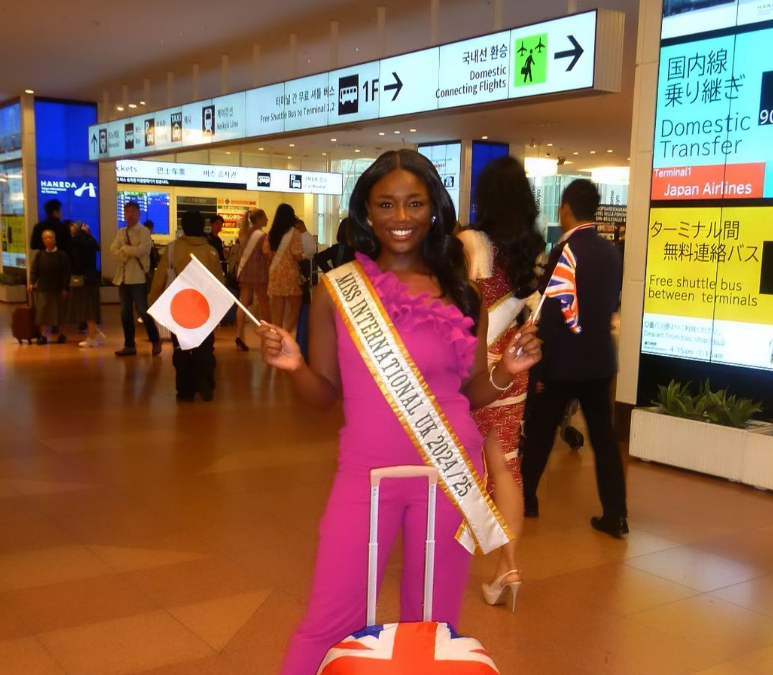 Our Miss International UK has Arrived in Tokyo!